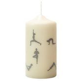 Wortlicht® Yoga, Farbe sahara, Größe: 14 x 7 cm, Material: Paraffin der Lebensmittelindustrie